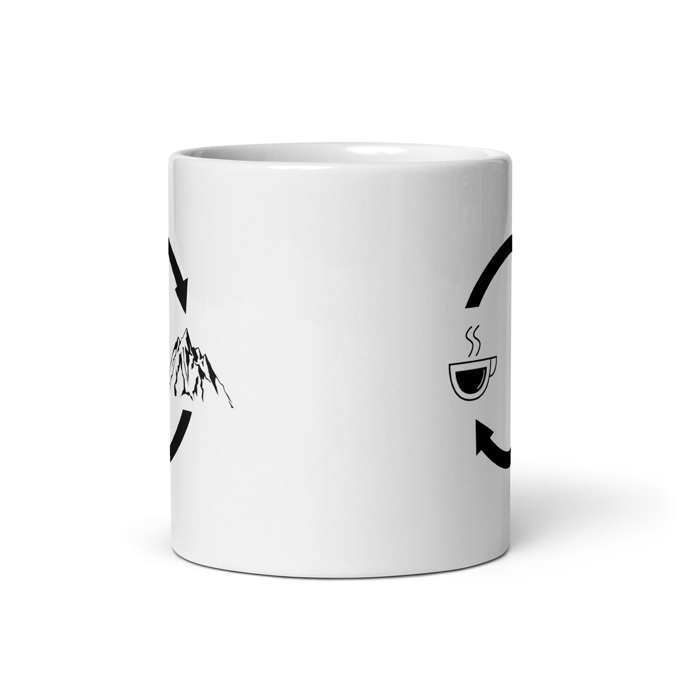 Coffee Loading Arrows And Mountain - Tasse berge