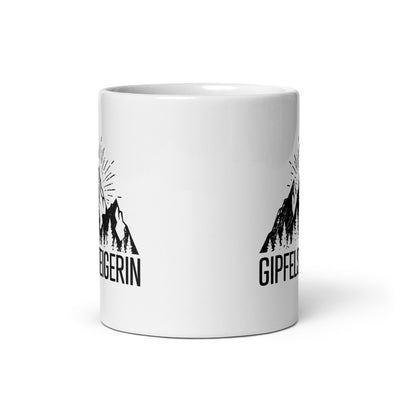 Die Gipfelsteigerin - Tasse berge klettern