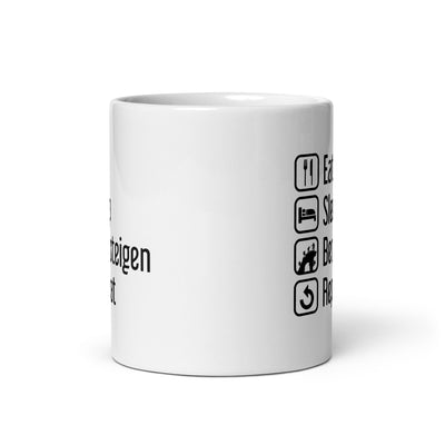 Eat Sleep Bergsteigen Repeat - Tasse klettern