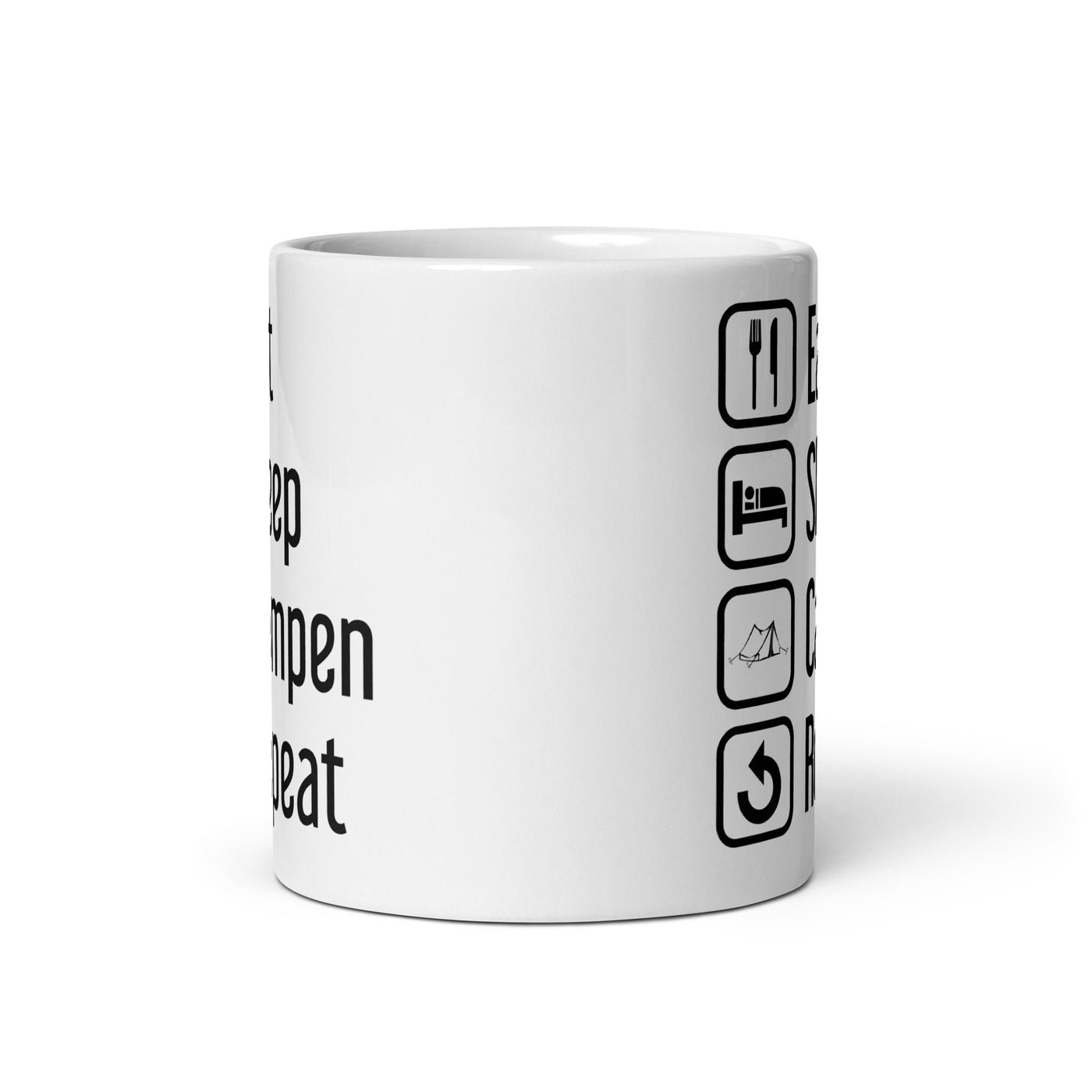 Eat Sleep Campen Repeat - Tasse camping