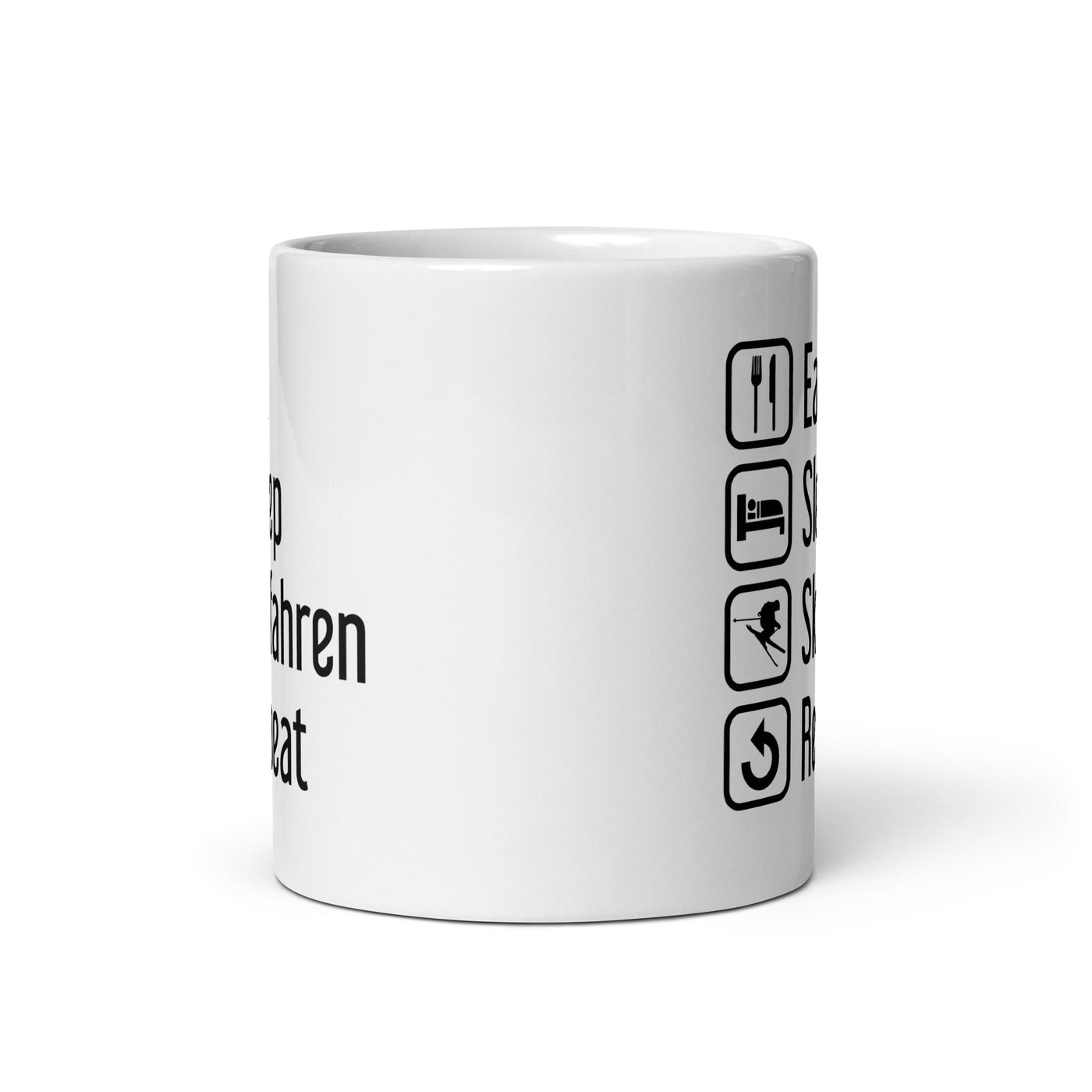 Eat Sleep Skifahren Repeat - Tasse ski