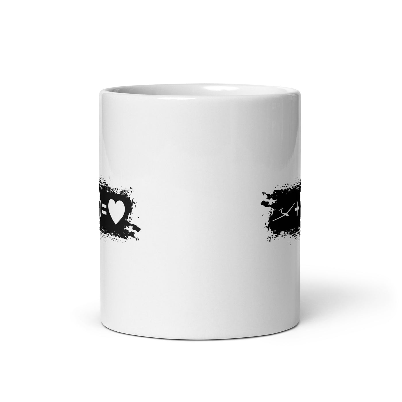 Grunge Rectangle - Heart - Beer - Sailplane - Tasse berge