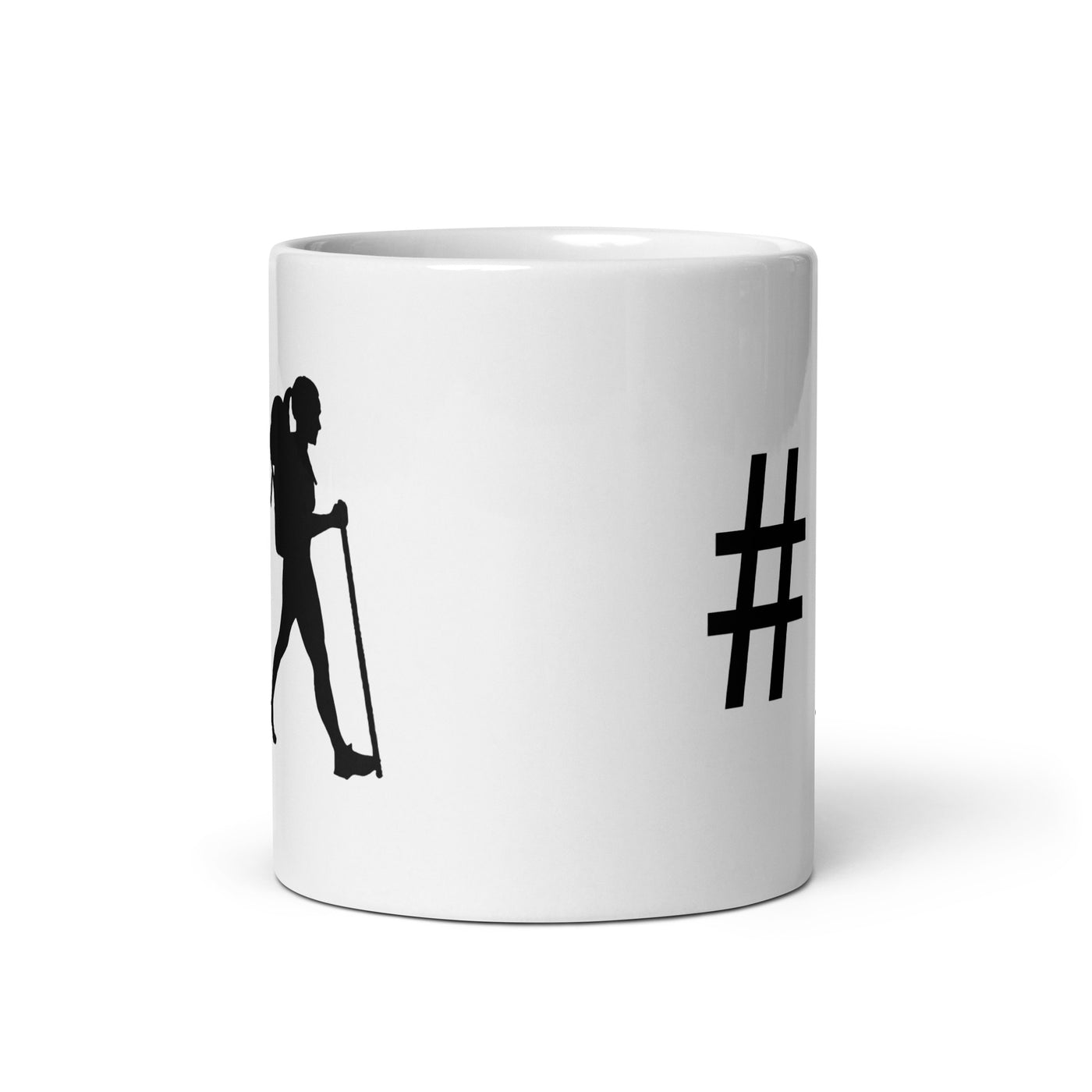 Hashtag - Female Hiking - Tasse wandern