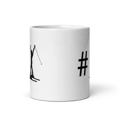 Hashtag - Female Skiing - Tasse ski