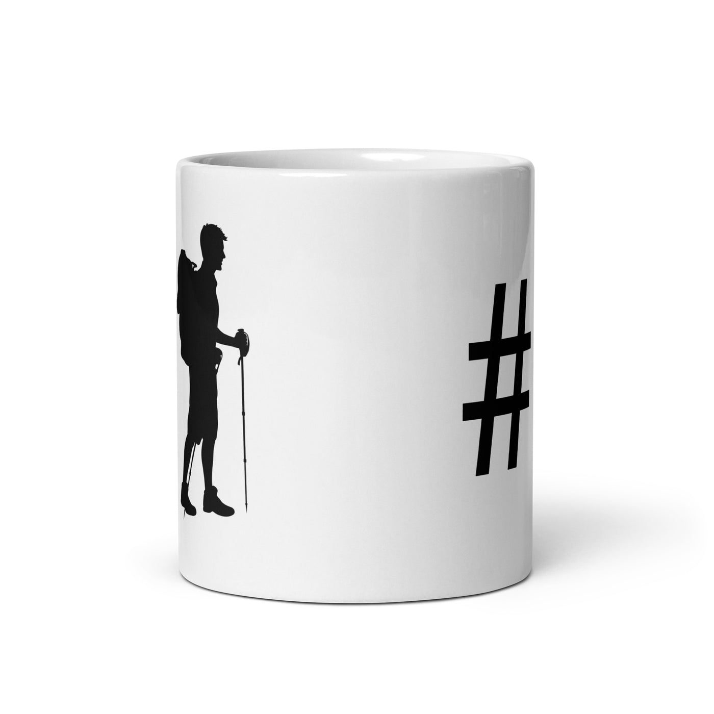 Hashtag - Hiking - Tasse wandern