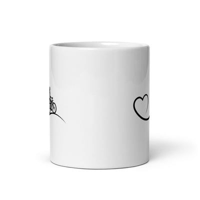 Heart And Cycling - Tasse fahrrad