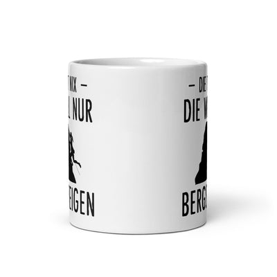 Die Tut Nix Die Will Nur Bergsteigen - Tasse klettern