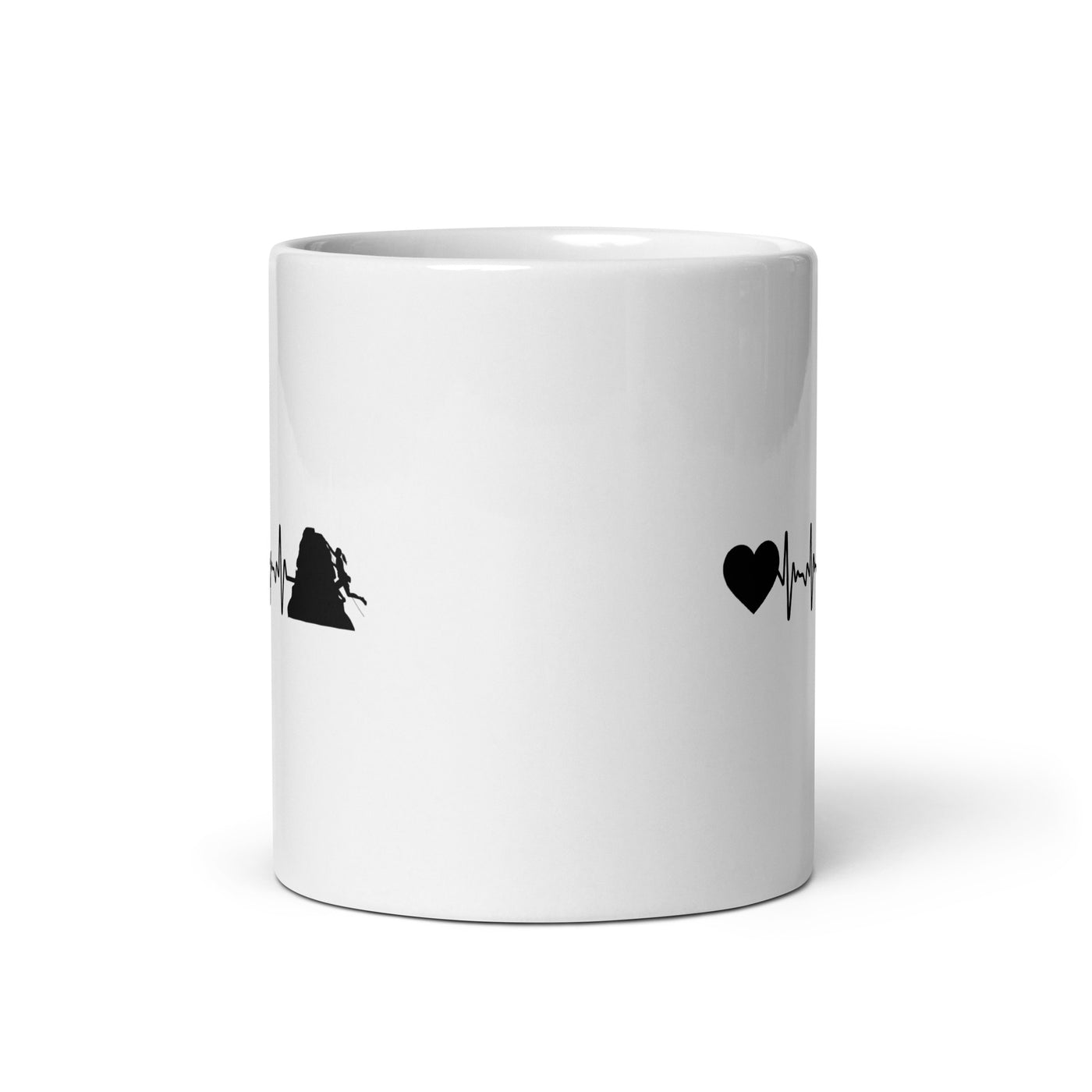 Heartbeat Heart And Climbing - Tasse klettern