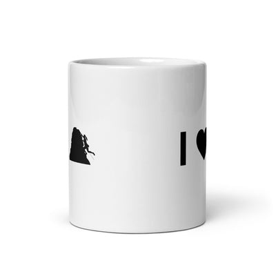 I Heart And Female Climbing - Tasse klettern