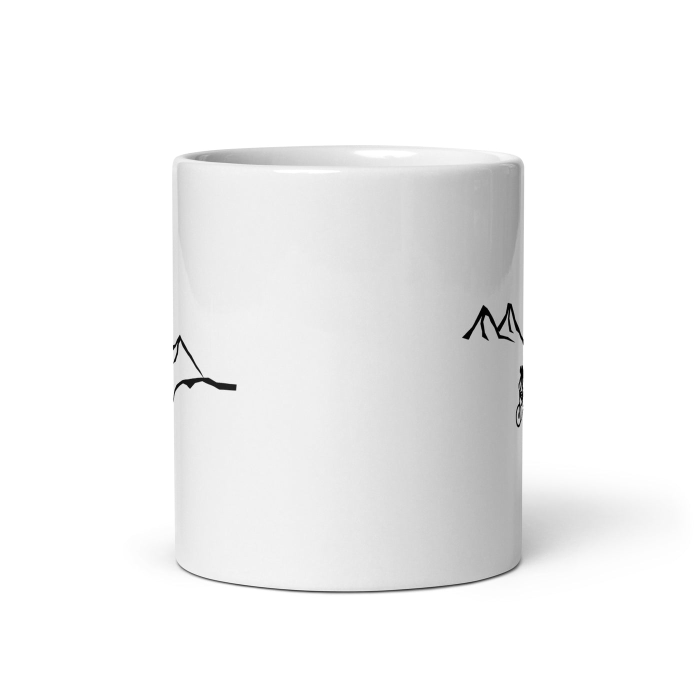 Mountain - Curve Line - Cycling - Tasse fahrrad