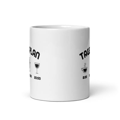 Tagesplan - Tasse wandern