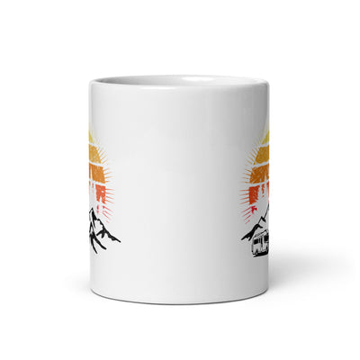 Wohnmobil Sonne Vintage - Tasse camping