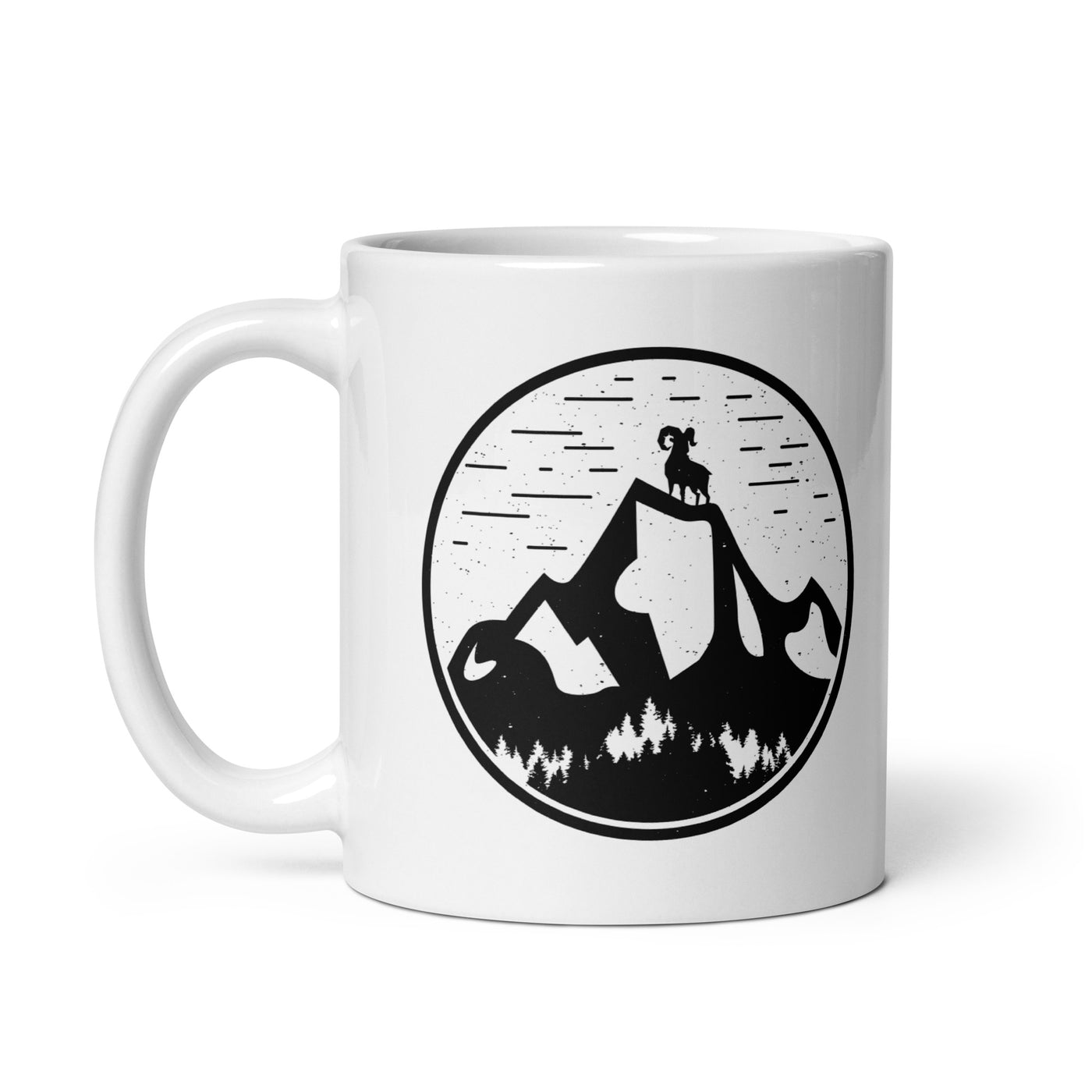 Alpensteinbock Am Berg - Tasse berge 11oz