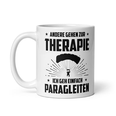 Andere Gehen Zur Therapie Ich Gen Einfach Paragleiten - Tasse berge 11oz