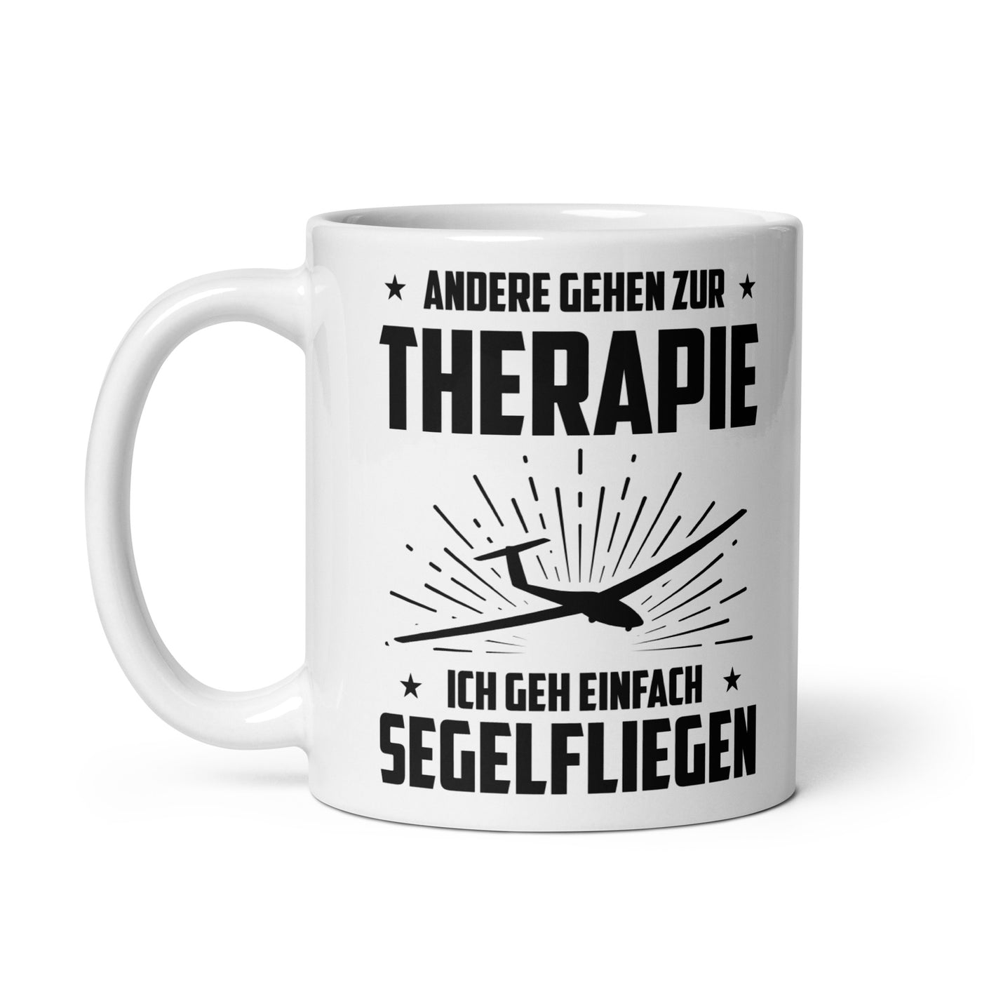 Andere Gehen Zur Therapie Ich Gen Einfach Segelfliegen - Tasse berge 11oz