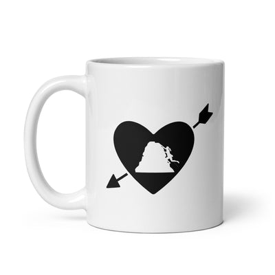 Arrow Heart And Climbing 1 - Tasse klettern 11oz