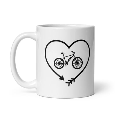 Arrow In Heartshape And E-Bike - Tasse e-bike 11oz