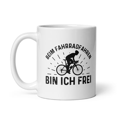 Beim Fahrradfahren Bin Ich Frel 2 - Tasse fahrrad 11oz