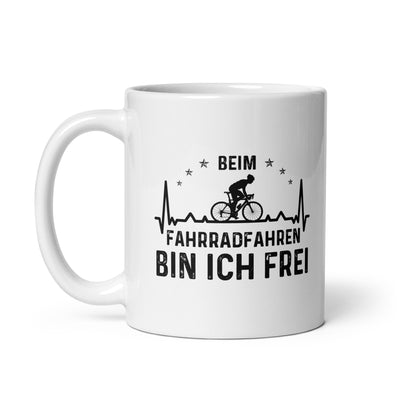 Beim Fahrradfahren Bin Ich Frel 3 - Tasse fahrrad 11oz