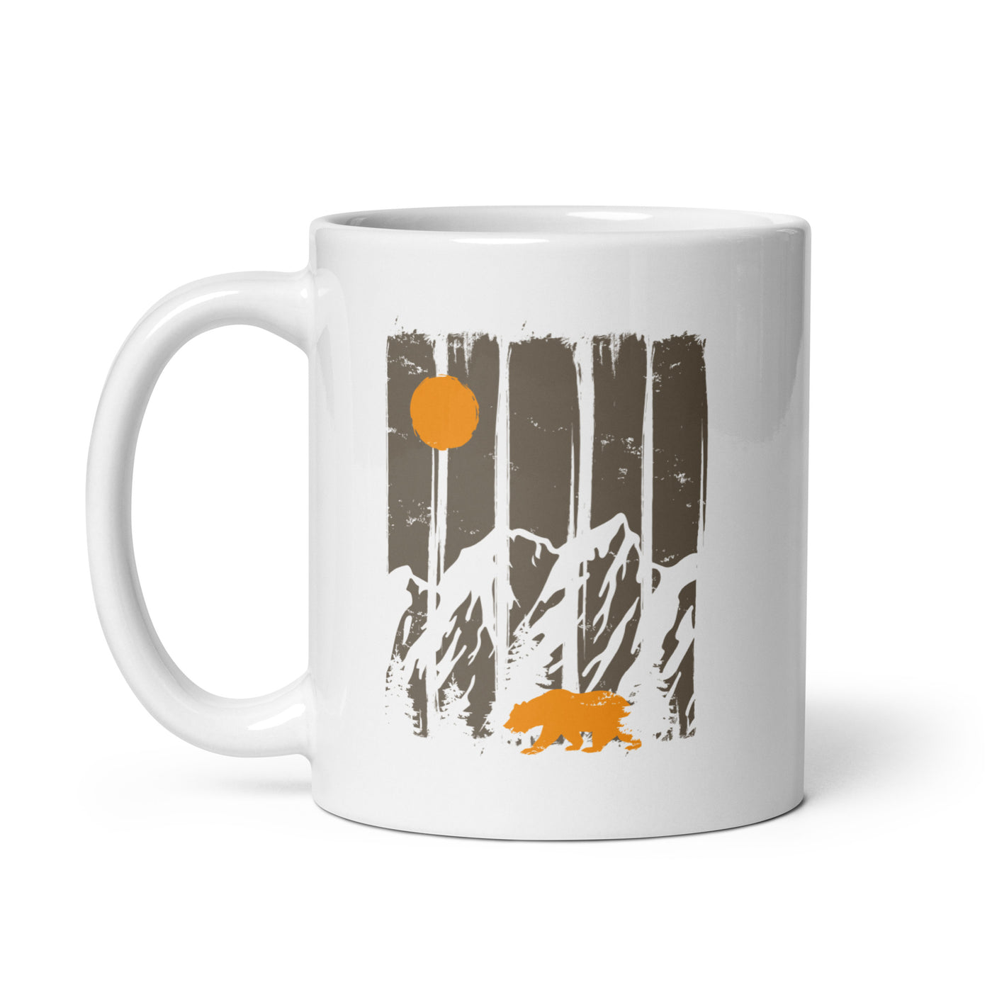 Berge, Mond Und Bär - Tasse berge camping 11oz