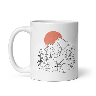 Berglandschaft - Tasse berge 11oz