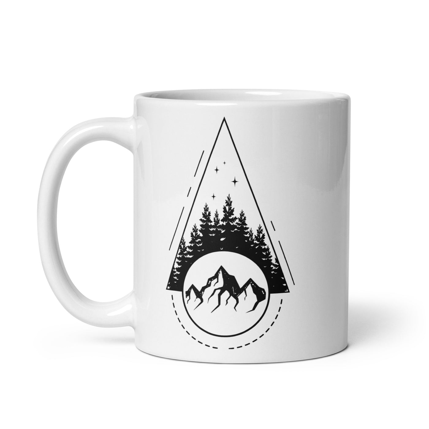 Berglandschaft - Geometrisch - Tasse berge 11oz