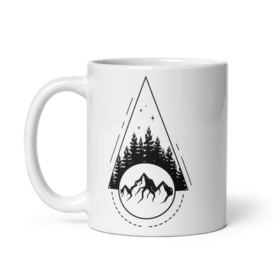 Berglandschaft - Geometrisch - Tasse berge 11oz