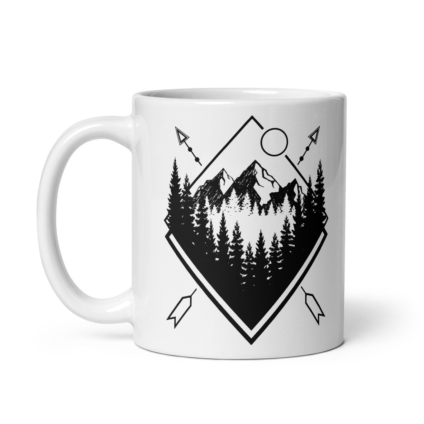 Berglandschaft Geometrisch - Tasse berge 11oz