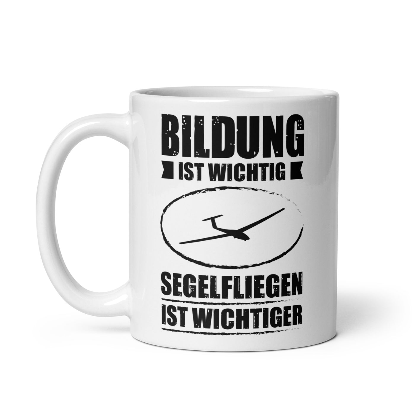 Bildung Ist Wichtig Segelfliegen Ist Wichtiger - Tasse berge 11oz