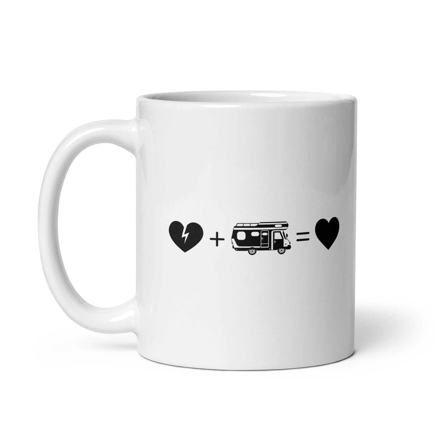 Broken Heart Heart And Camping - Tasse camping 11oz