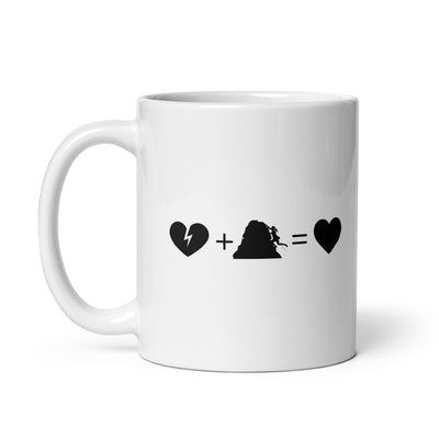 Broken Heart Heart And Climbing 1 - Tasse klettern 11oz