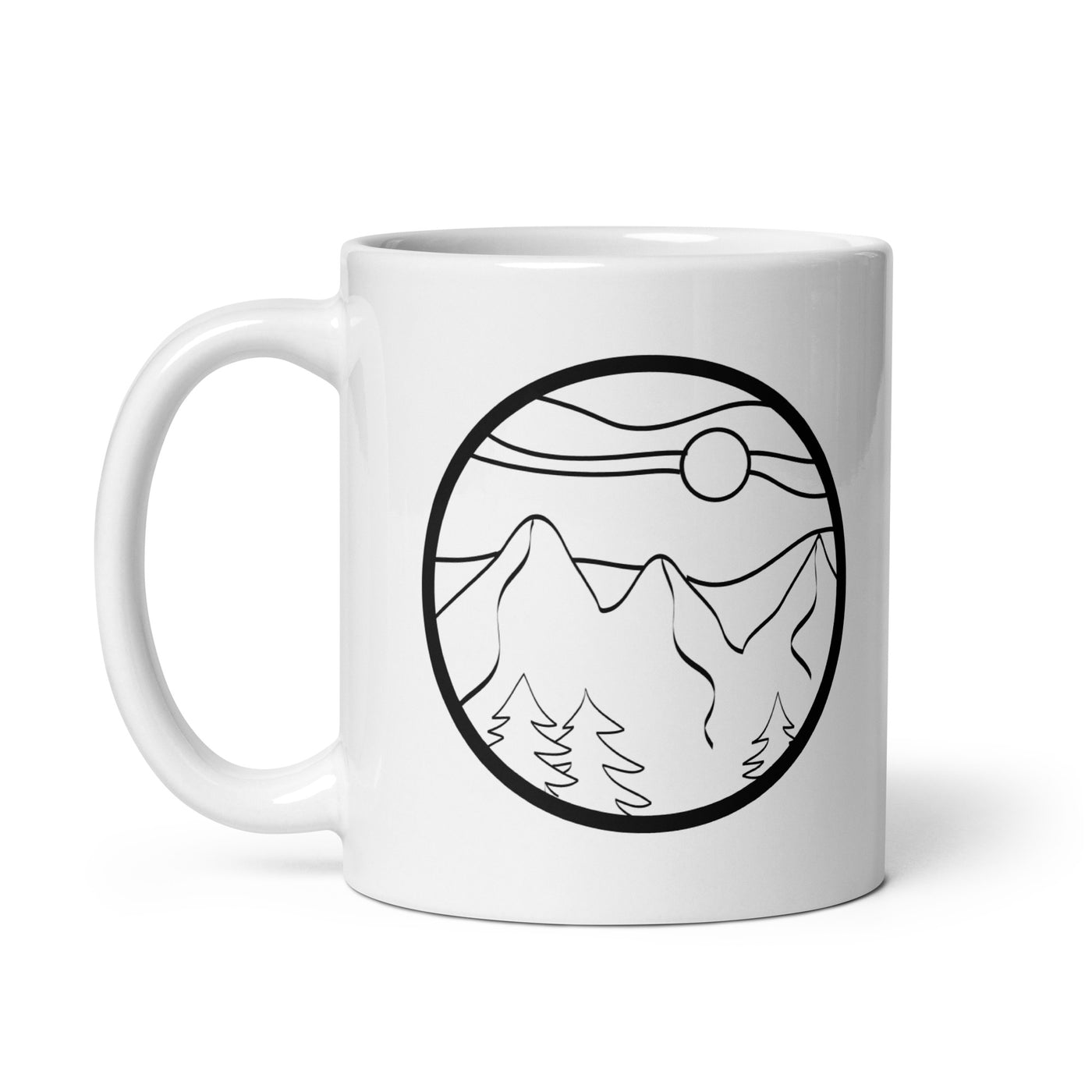 Circle - Mountain - Tasse berge 11oz