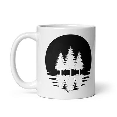 Circle And Reflection - Trees - Tasse camping 11oz