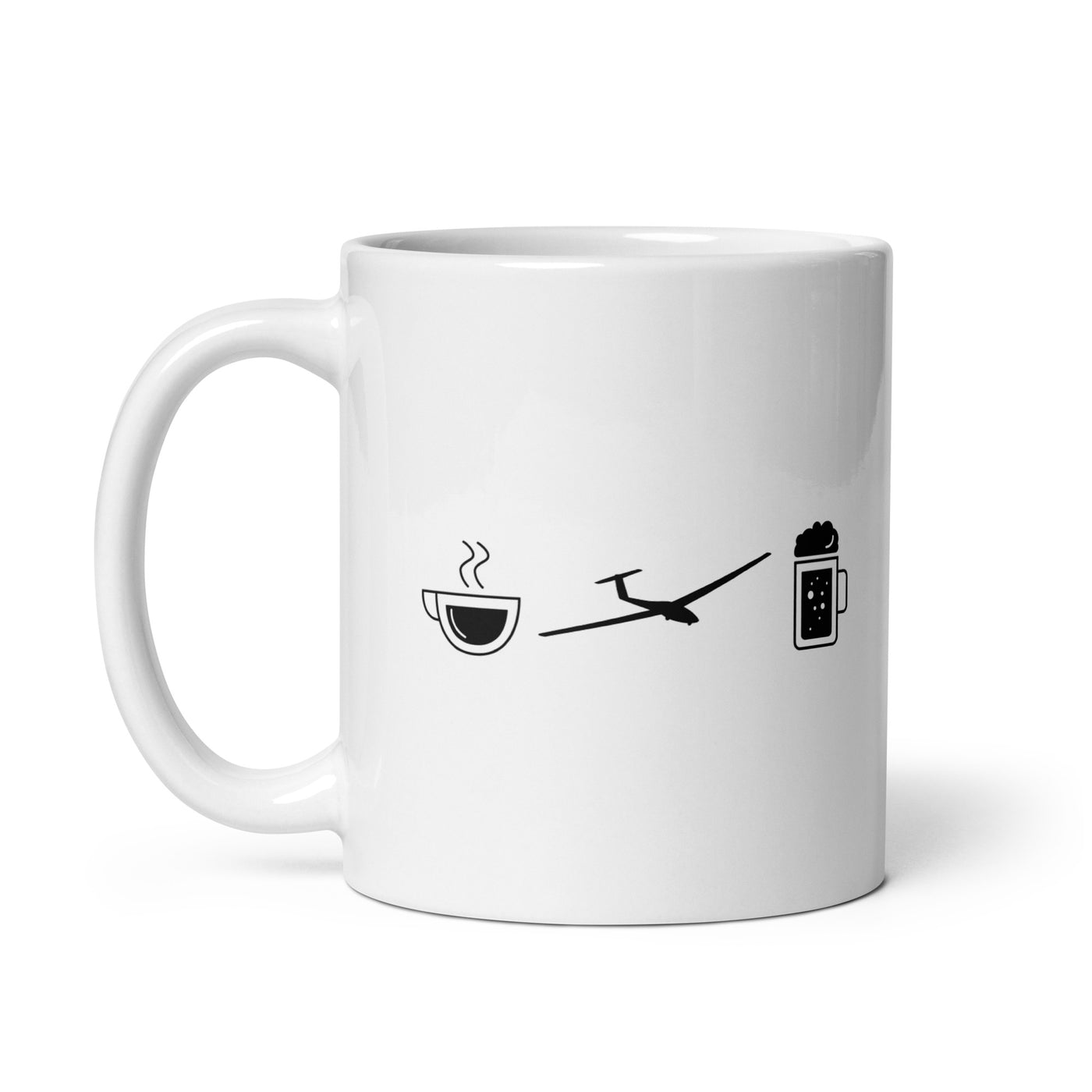 Coffee Beer And Sailplane - Tasse berge 11oz