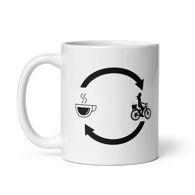 Coffee Loading Arrows And Cycling 2 - Tasse fahrrad 11oz