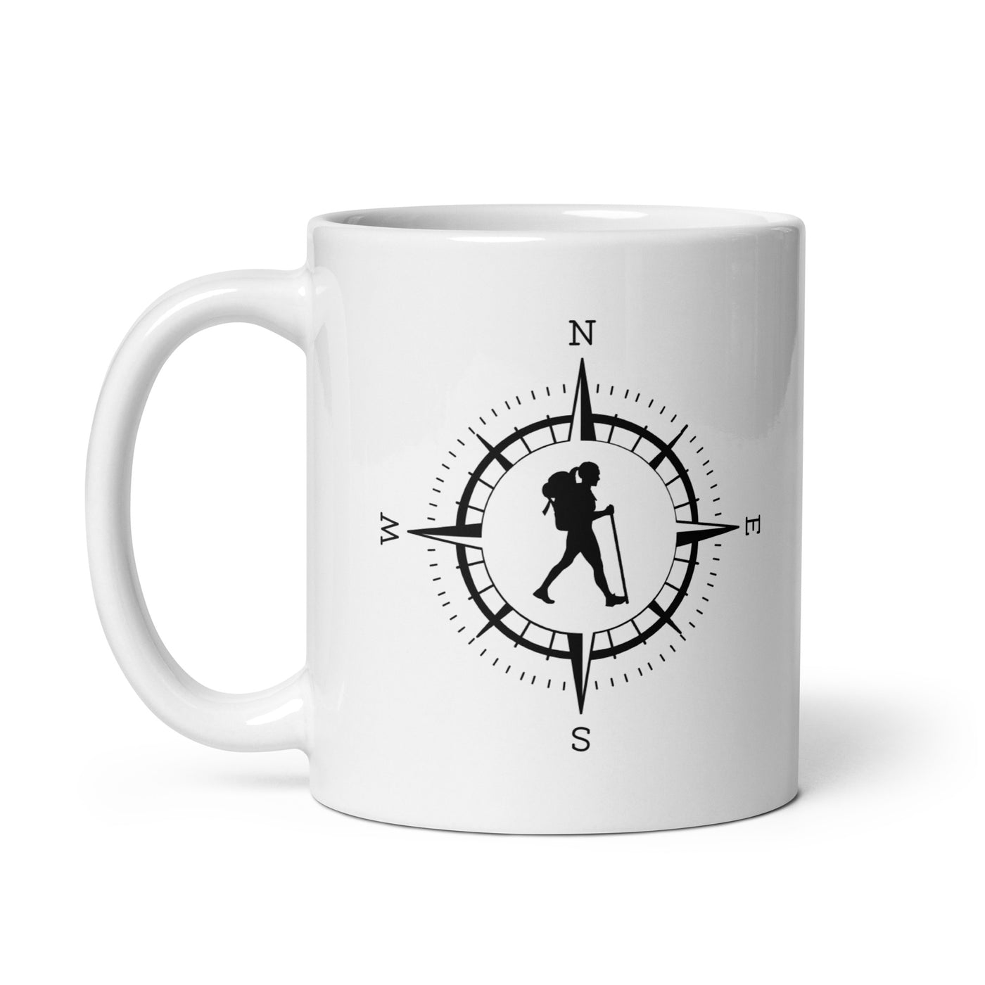 Compass And Hiking - Tasse wandern 11oz