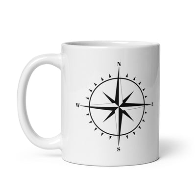 Compass For Travelers - Tasse camping 11oz