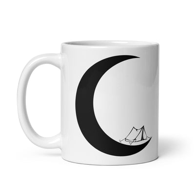 Crescent Moon - Camping Tent - Tasse camping 11oz