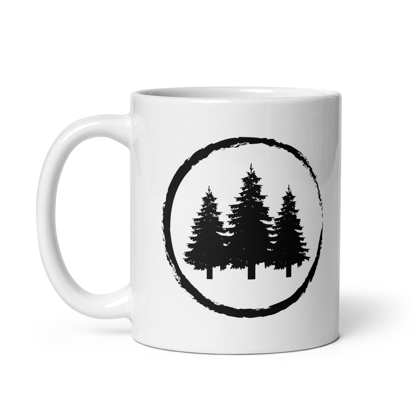 Cricle And Trees - Tasse camping 11oz