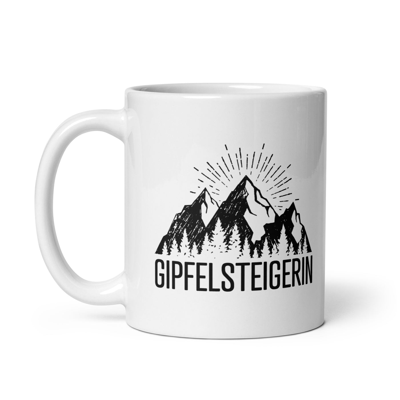 Die Gipfelsteigerin - Tasse berge klettern 11oz