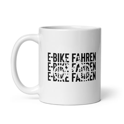 E-Bike Fahren - Tasse e-bike 11oz