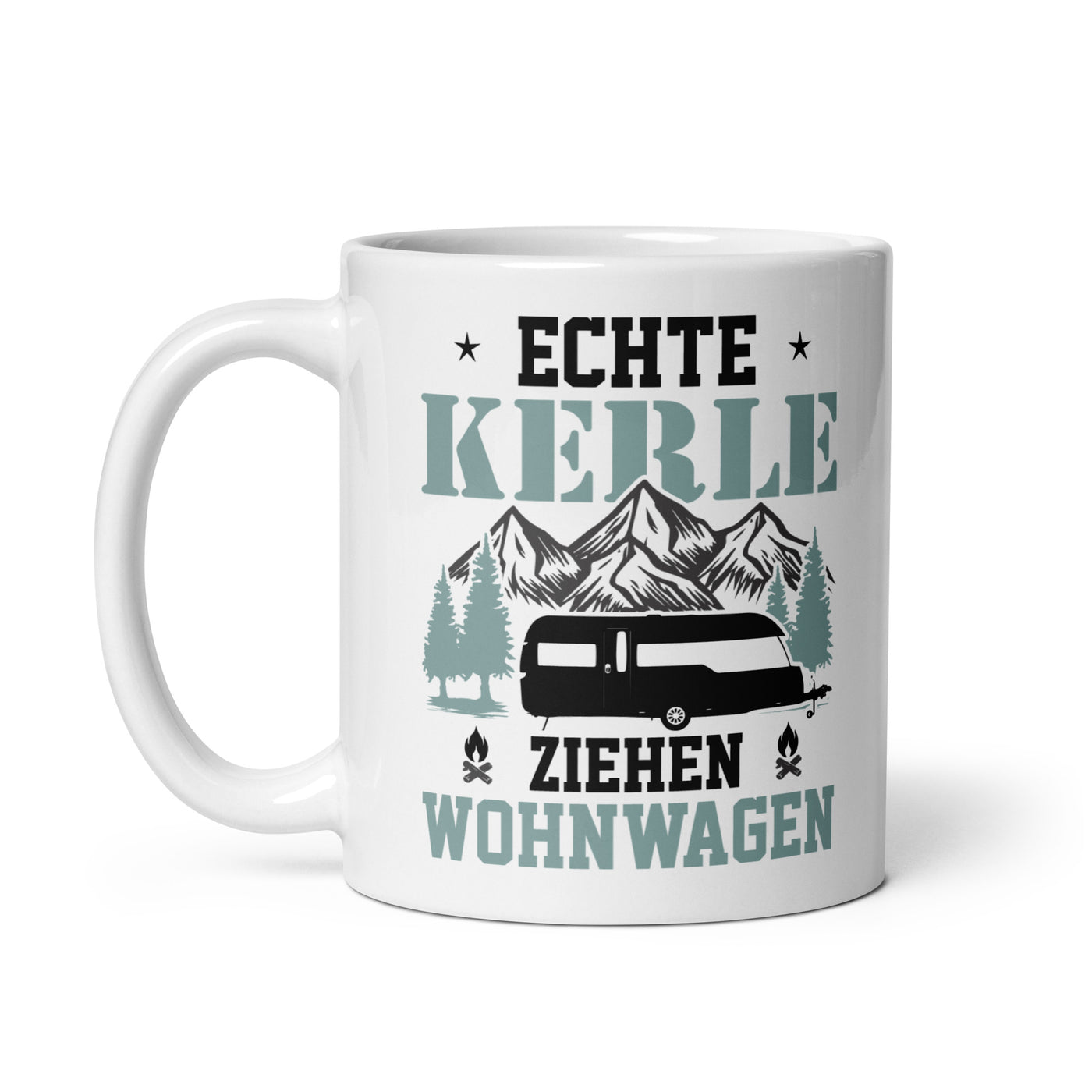 Echte Kerle Ziehen Wohnwagen - Tasse camping 11oz