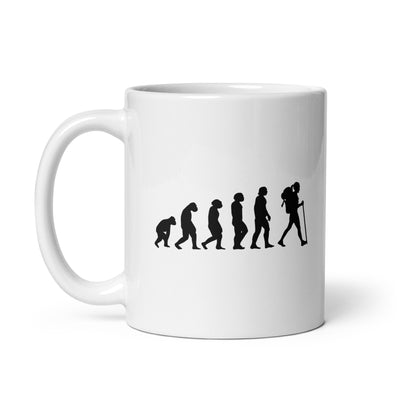 Evolution And Hiking - Tasse wandern 11oz