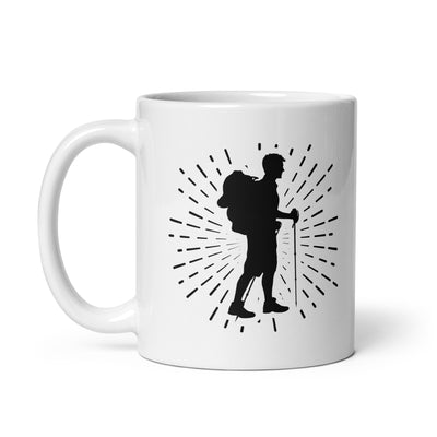 Firework And Hiking - Tasse wandern 11oz