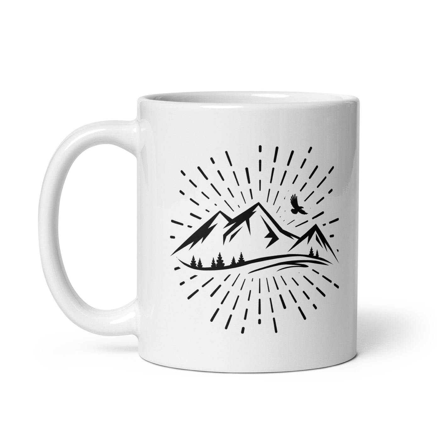 Firework And Mountain - Tasse berge 11oz