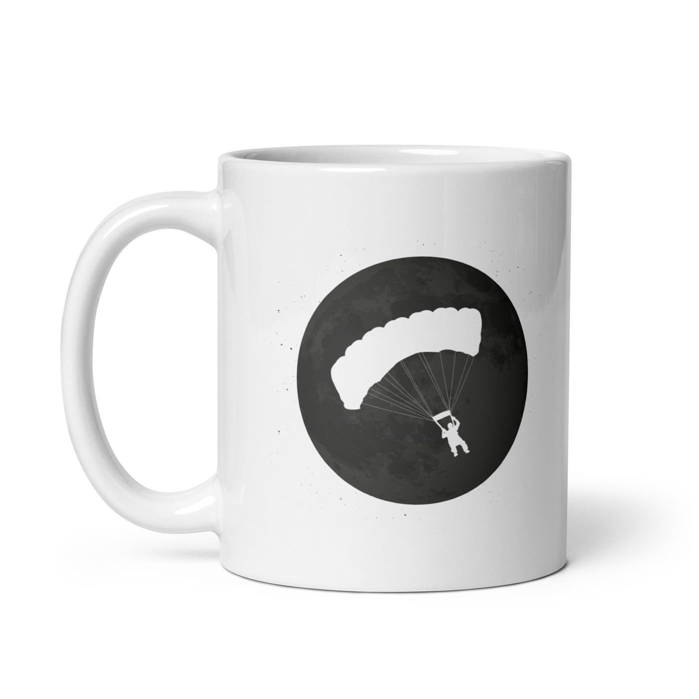 Full Moon - Paragliding - Tasse berge 11oz