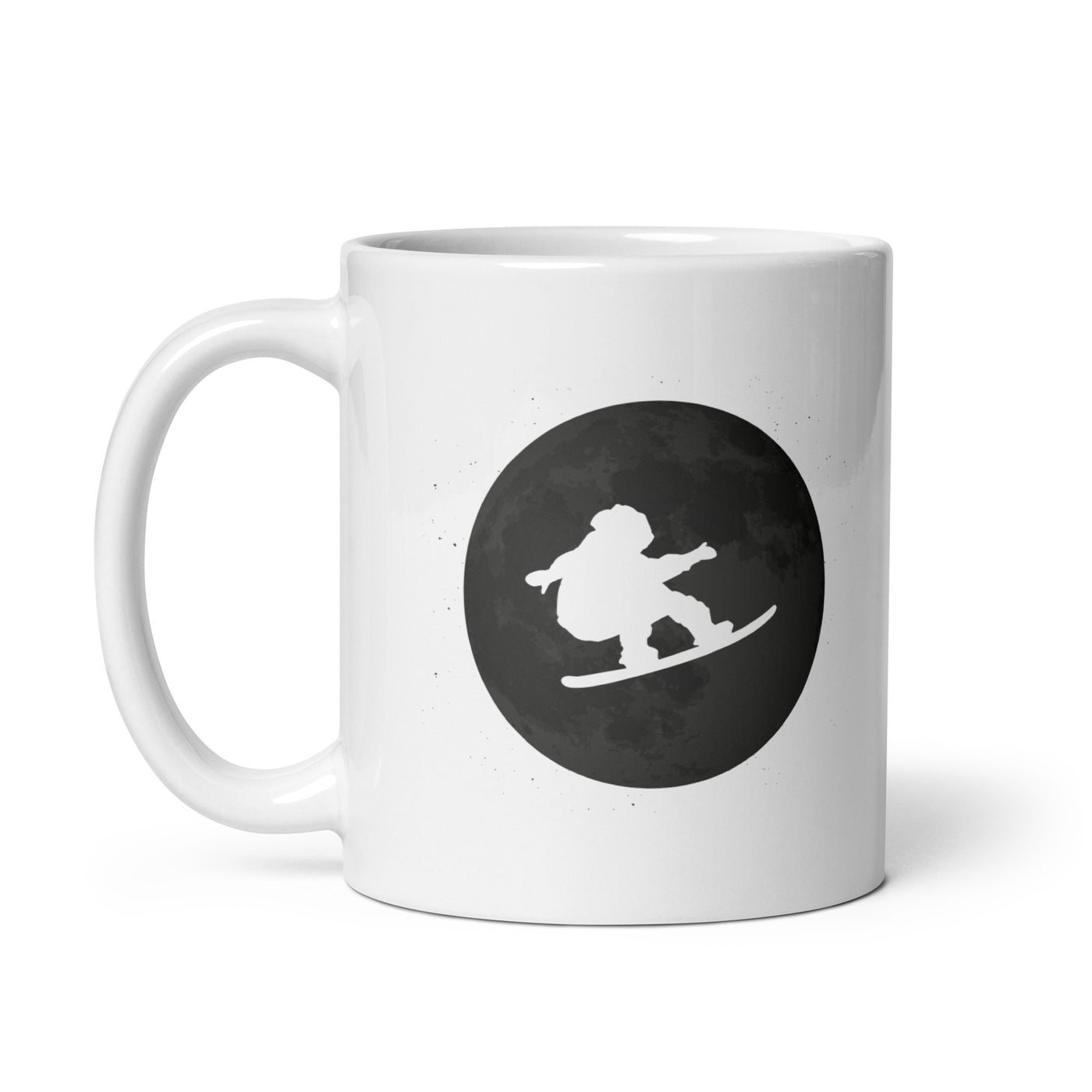 Full Moon - Snowboarding - Tasse snowboarden 11oz