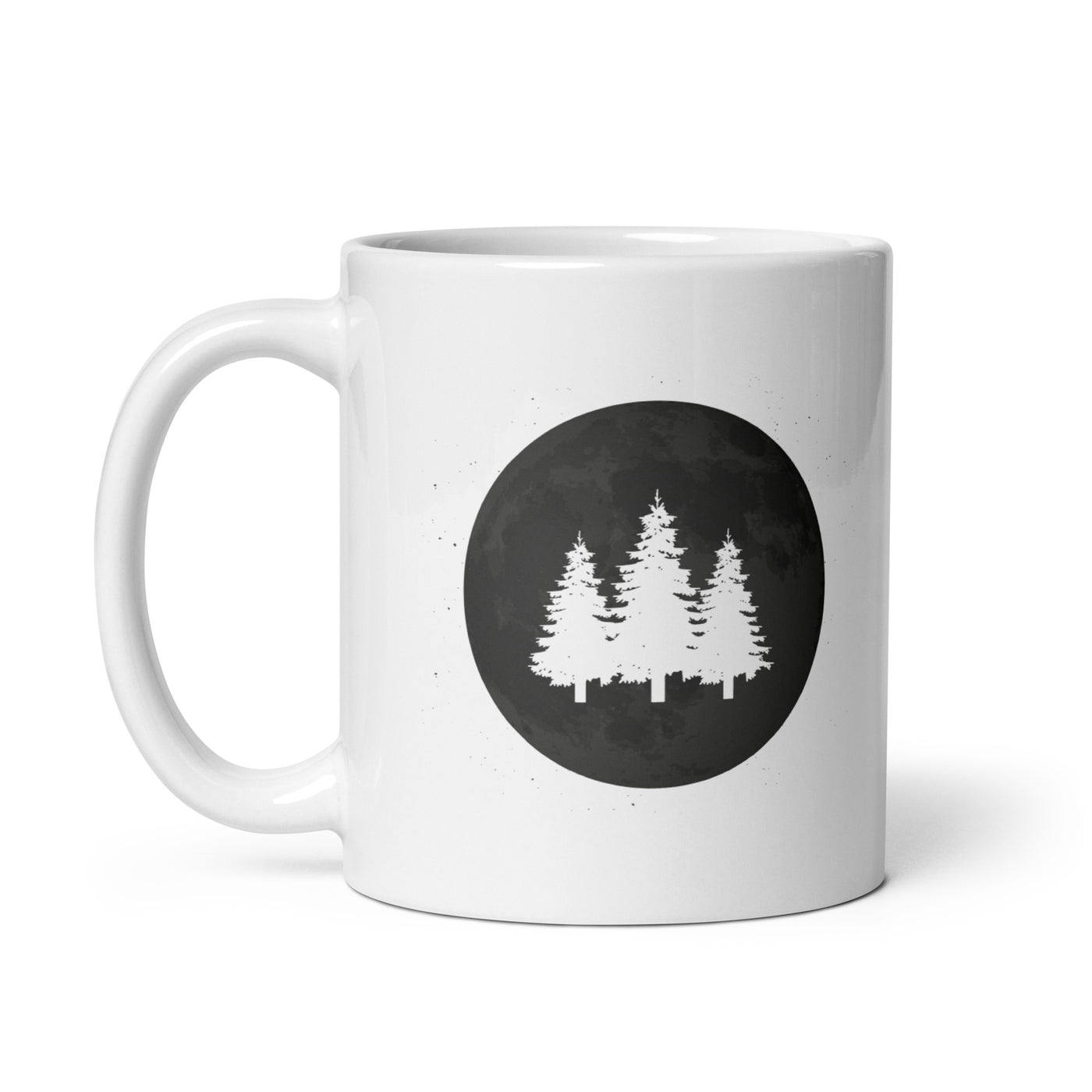 Full Moon - Trees - Tasse camping 11oz