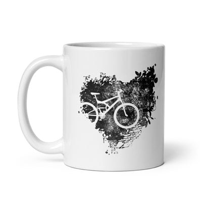 Grunge Heart - Cycling - Tasse fahrrad 11oz