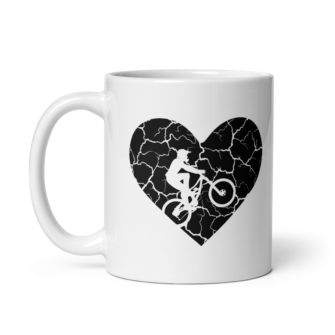 Grunge Heart - Mountainbike - Tasse mountainbike 11oz